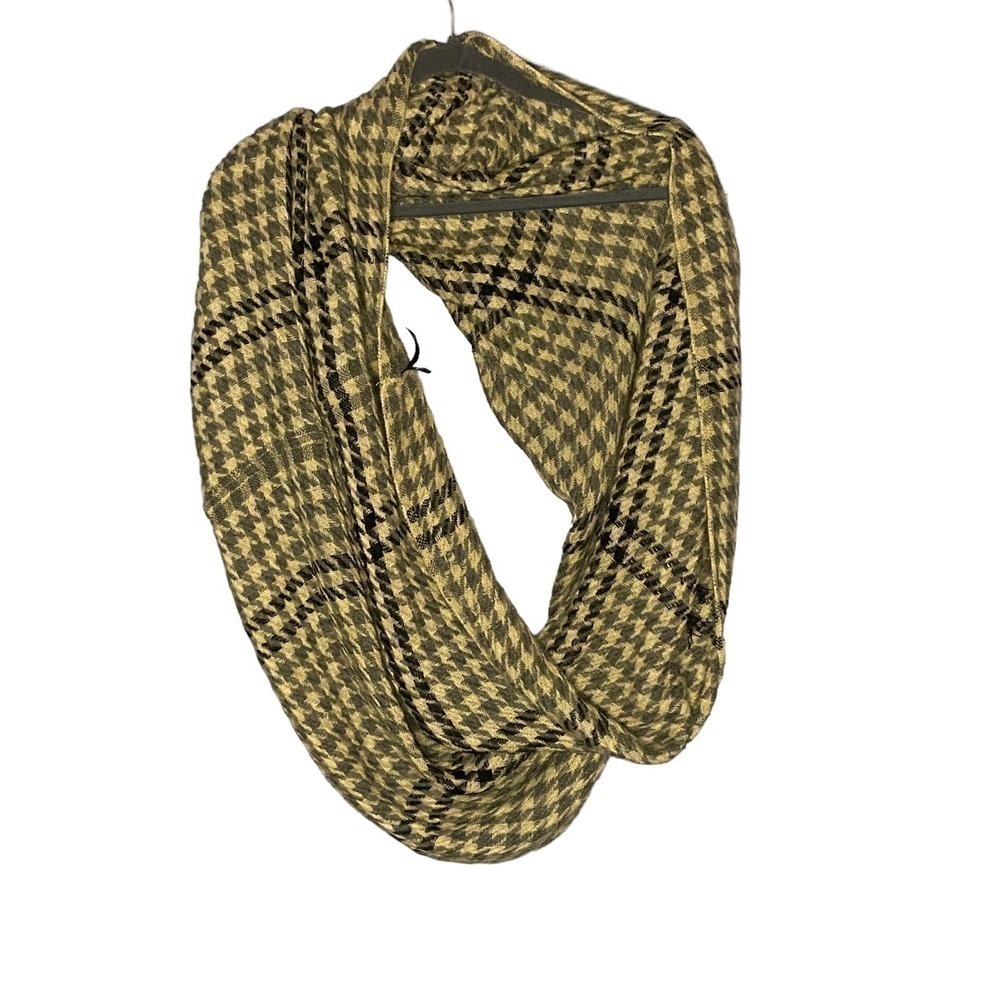 Rook Brown Tone Houndstooth Infinity Scarf Stitch Fix